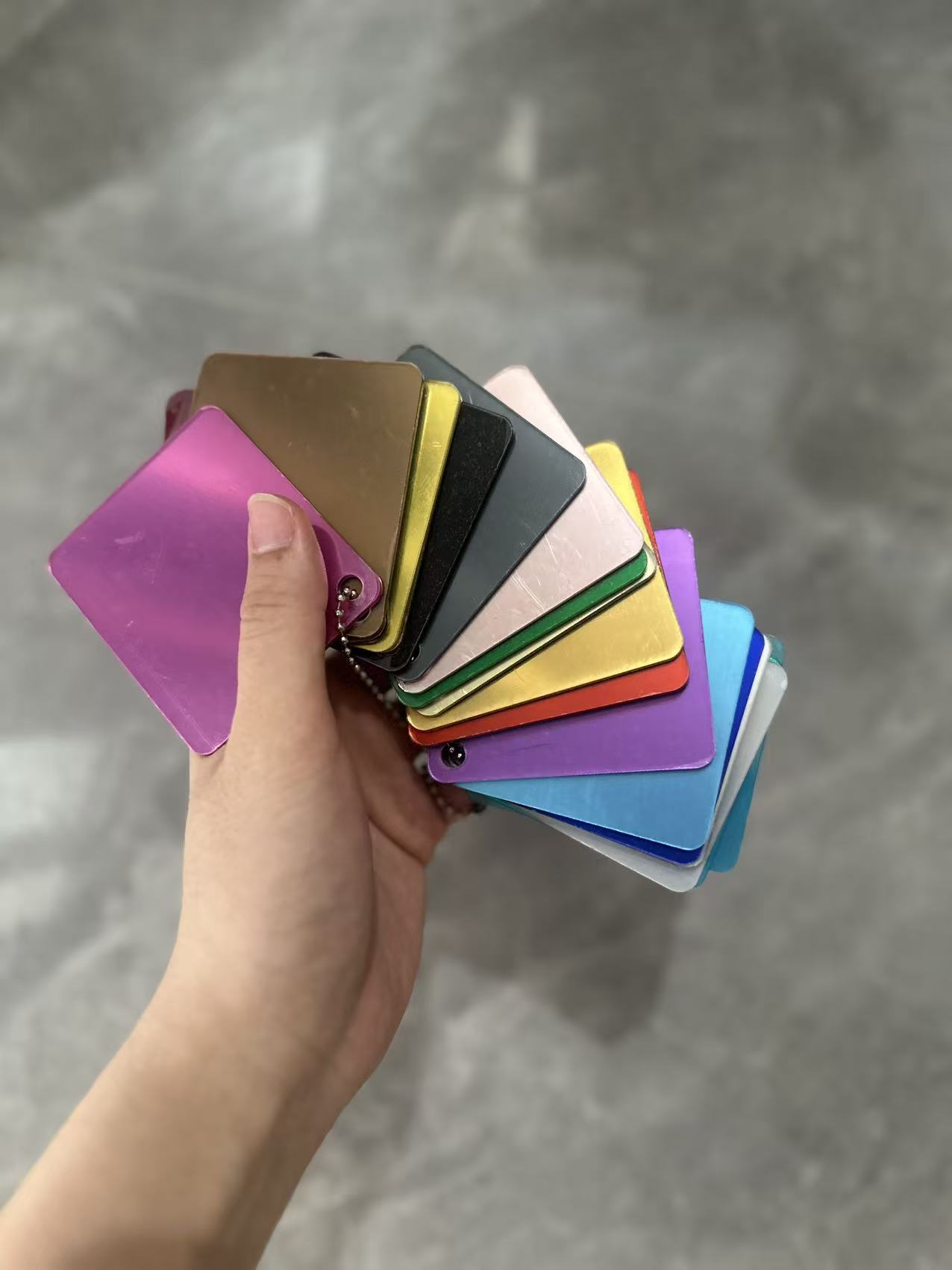 Colored Sheets sample
